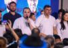 Roberto Cidade defende renovação política em evento de lançamento das pré-candidaturas de Carlinhos e Saimon Bessa