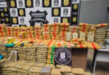 Polícia apreende quase uma tonelada de drogas após morte de investigador