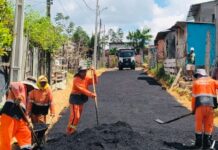 Prefeitura de Manaus leva asfalto pela primeira vez à comunidade Celebridade 2 e amplia infraestrutura na zona Norte