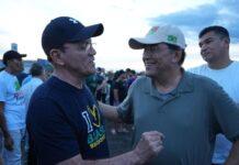 Eduardo Braga entrega três portos simultaneamente em marco histórico para o Amazonas