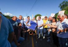 Governador Roberto Cidade inaugura terceira ponte do programa estadual de construção de pontes, em Manaus