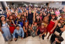 Eduardo Braga lança pré-candidatura de Vanda Witoto e defende maior representação indígena no Congresso