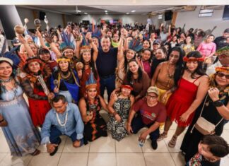 Eduardo Braga lança pré-candidatura de Vanda Witoto e defende maior representação indígena no Congresso