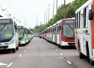 Justiça determina circulação mínima de ônibus durante paralisação e Prefeitura de Manaus acompanha cumprimento da decisão